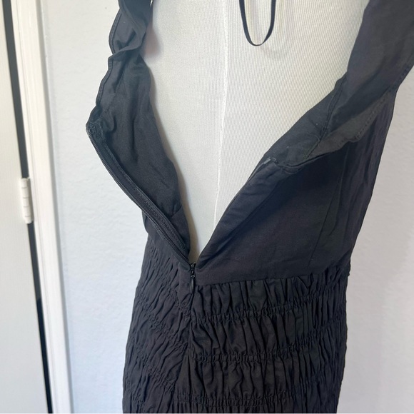 Endless Rose Ruffle Sleeve Black Mini Dress Size Medium - Picture 10 of 13